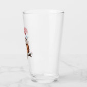 Verre Chouette Noël (Gauche)