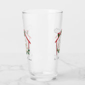 Verre Chouette Noël Mignonne Vacances amusantes (Gauche)