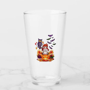 Verre Chouette poupée d'Halloween mignonne