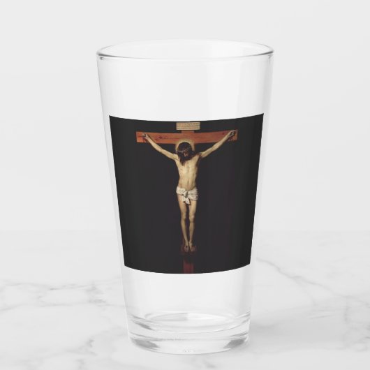 Verre Christ crucifié par Diego Velazquez (Devant)