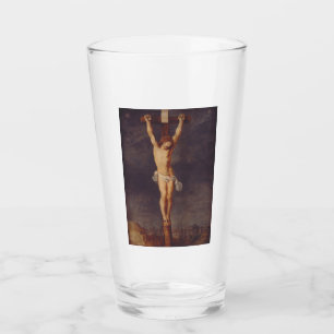 Verre Christ mort sur la croix par Pierre Paul Rubens
