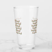 Verre Christmas Budgie Frenzy Glass (Gauche)