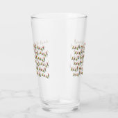 Verre Christmas Budgie Frenzy Glass (Droite)