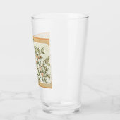 Verre Christmas Holly Jolie Antique Salutation (Gauche)