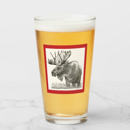Verre Christmoose (Devant (rempli))