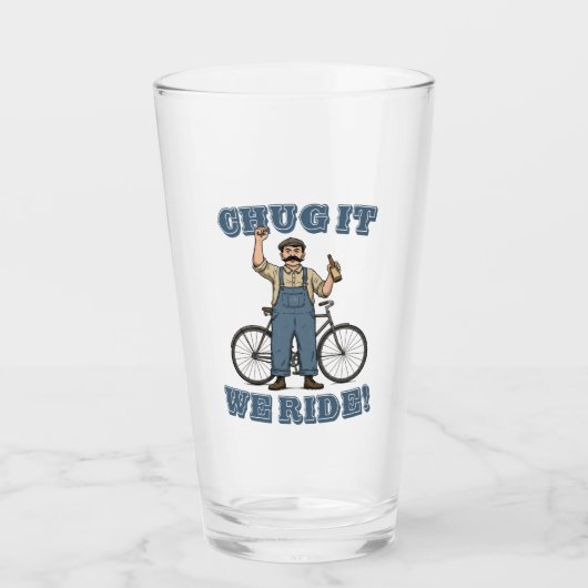 Verre Chug It We Ride Cycling (Devant)
