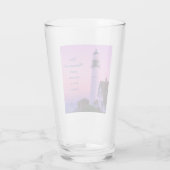 Verre Ciel rose phare (Dos)