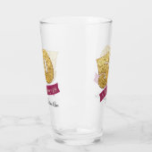 Verre Cinquante et fabuleux 50e anniversaire rose et or (Gauche)