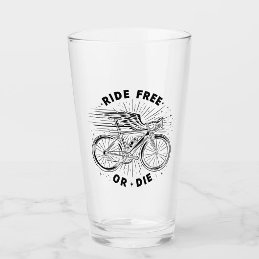 Verre Circuler En Vélo Libre Ou Mourir (Devant)