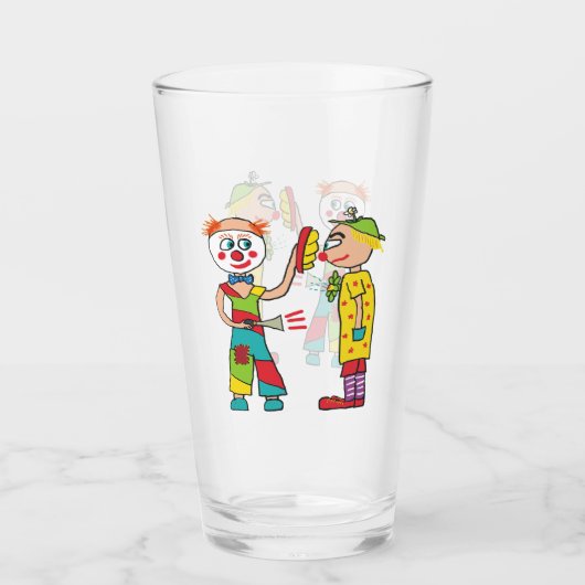 Verre Circus Clowns (Devant)