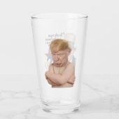 Verre Citation amusante pour bébé de Trump (Dos)
