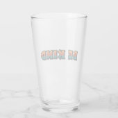 Verre Citation Colorée Affirmative Soyez Génial (Dos)
