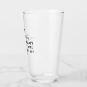 Verre Citation d'amour éditable pour la Saint-Valentin (Gauche)