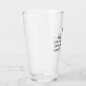 Verre Citation d'amour éditable pour la Saint-Valentin (Droite)