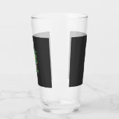 Verre Citation d'argent de chien drôle goutte (Gauche)