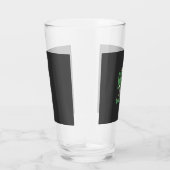 Verre Citation d'argent de chien drôle goutte (Droite)