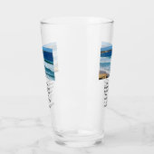 Verre Citation De Motivation De Plage : Comme Les Vagues (Gauche)