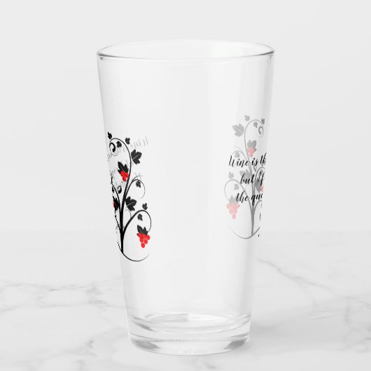 Verre Citation de vin (Droite)
