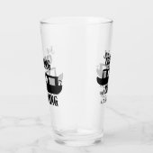 Verre Citation drôle de péniche de canal pour boire (Droite)