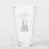 Verre Citation drôle de Shakespeare (Dos)