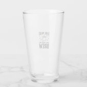 Verre Citation drôle de sorcière d'Halloween Regarde ce  (Dos)