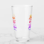 Verre Citation inspirante Croire en l'intuition spiritue (Gauche)