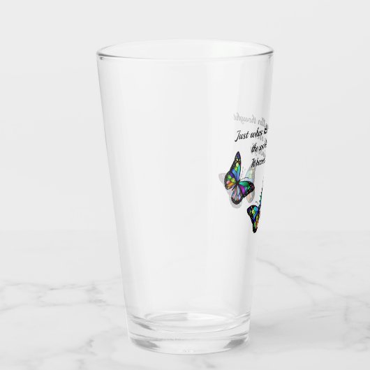 Verre Citation Inspiration Papillon (Droite)