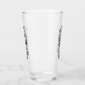 Verre Citation Inspirationnelle Affirmation de la pensée (Gauche)