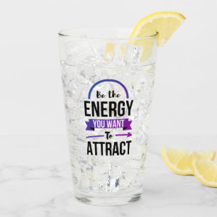 Verre Citation Inspirationnelle Énergie positive Karma