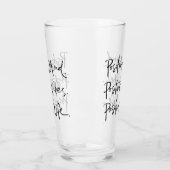 Verre Citation positive de la vie positive de l'esprit p (Gauche)