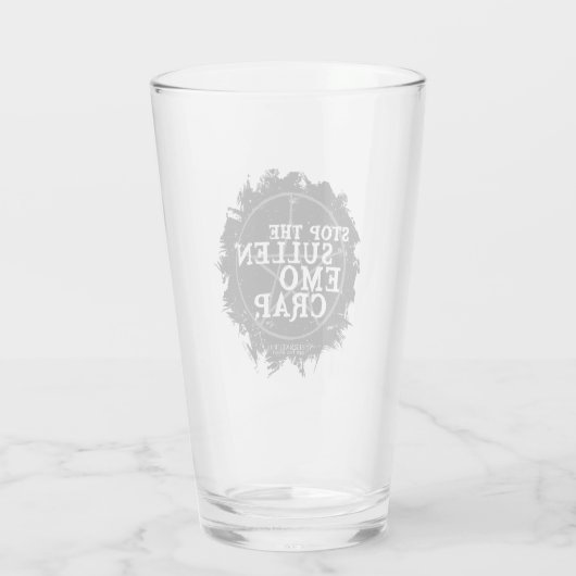 Verre Citation surnaturelle "Emo" (Dos)