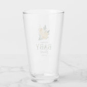Verre Citrons à l'aquarelle botanique (Dos)