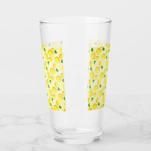 Verre Citrons jaunes frais (Gauche)