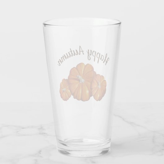 Verre citrouille (Dos)