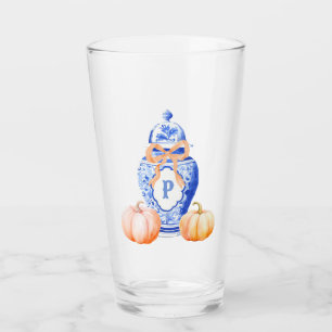 Verre Citrouille d'automne Chinoiserie Ginger Jar Mono