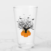 Verre Citrouille d'Halloween Jack o’ Lanterne Dead Tree (Dos)