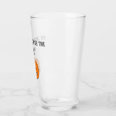 Verre Citrouille d'Halloween Je suis juste ici pour le B (Gauche)