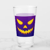 Verre Citrouille Jack-o'-lantern de la face d'Halloween  (Dos)