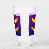 Verre Citrouille Jack-o'-lantern de la face d'Halloween  (Gauche)