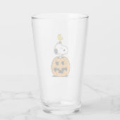Verre Citrouille Snoopy & Woodstock (Dos)