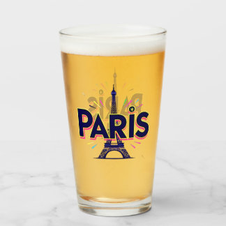 Verre City of Lights: Bold Paris Typography Art