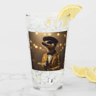 Verre "Clair de lune du suricate : la sérénade d'un croo