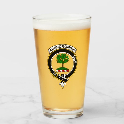 Verre Clan Abercrombie (ou Abercromby) (Devant (rempli))