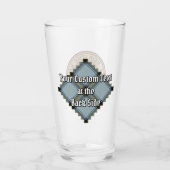 Verre Clan Bell Crest sur Tartan (Dos)