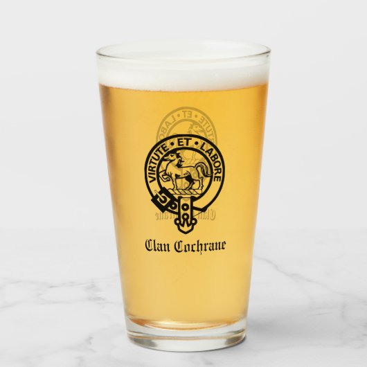 Verre Clan Cochrane Crest Badge (Devant (rempli))