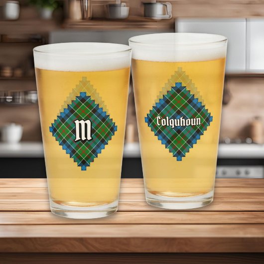 Verre Clan Colquhoun Tartan