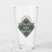 Verre Clan Craig Crest sur Tartan (Dos)