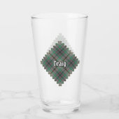 Verre Clan Craig Tartan Glass (Dos)