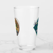 Verre Clan Douglas Crest sur Tartan (Gauche)