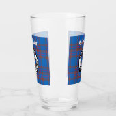 Verre Clan Elliot Crest Badge & Tartan (Gauche)